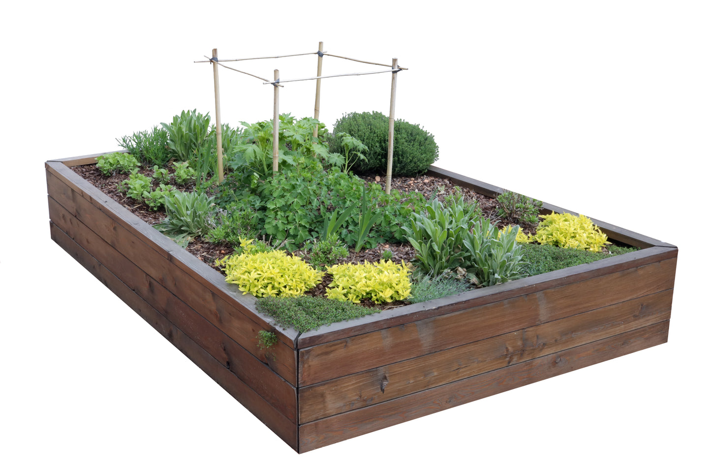 Wooden Flower Bed 3'x6'x11'